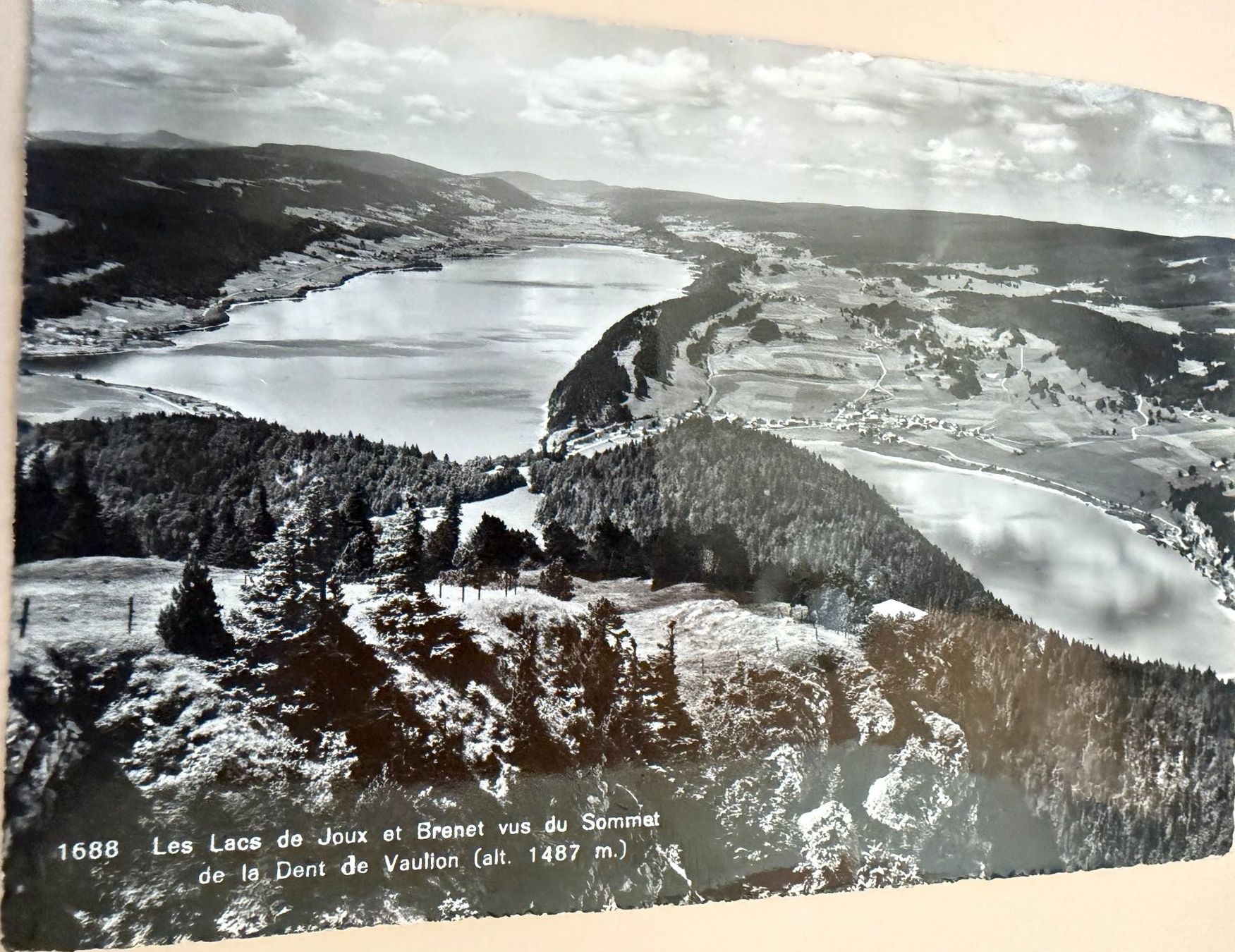 Cartes postales: LACS DE JOUX et BRENET - 1964 - Ansichtskarte – D'occasion à Tegerfelden par siebenmacky