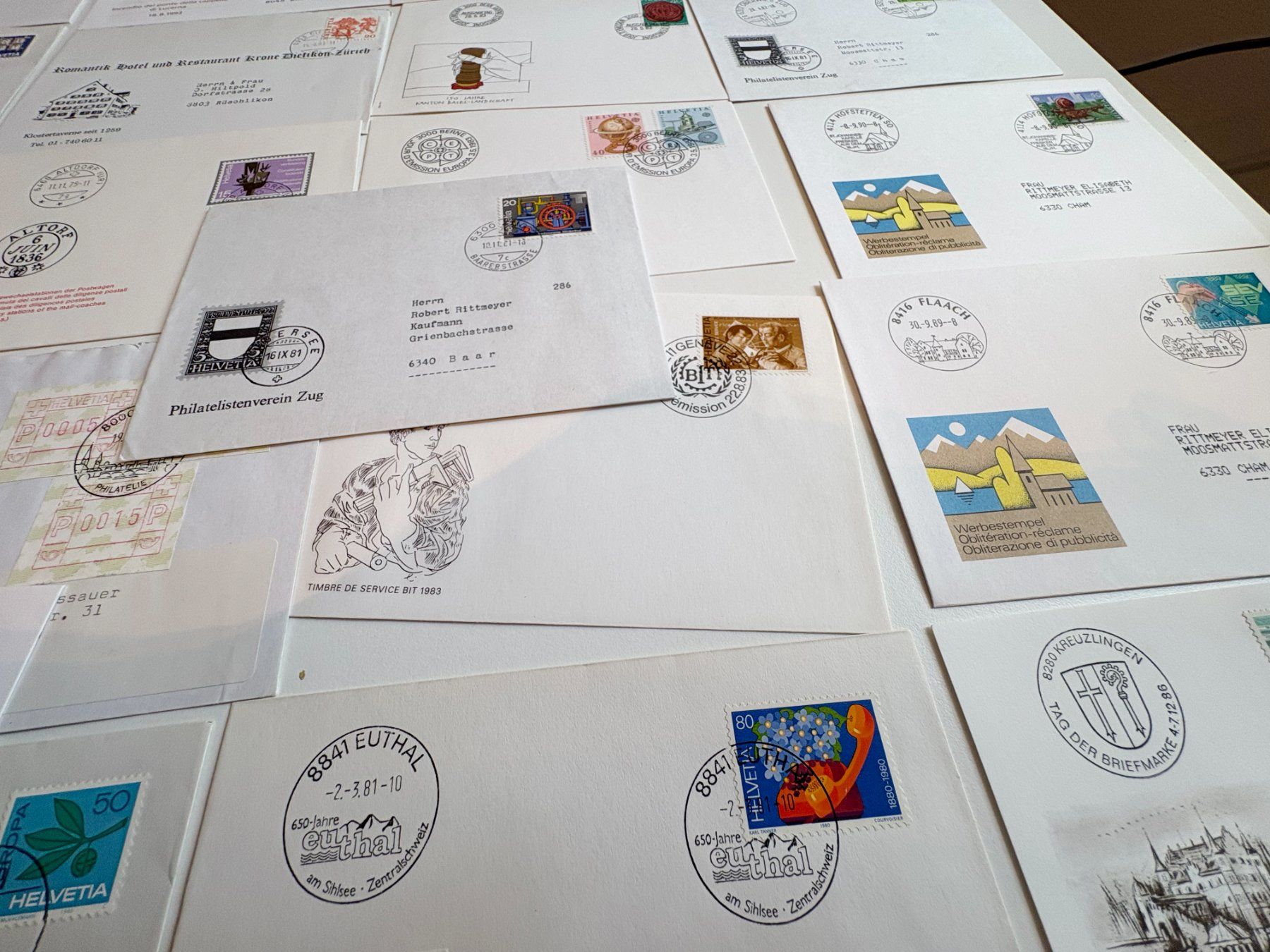 Tutti i francobolli: FDC LOT HELVETIA – Usato da Riva san vitale venduto da abd_p86k 2