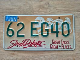 US Nummernschild South Dakota 1993
