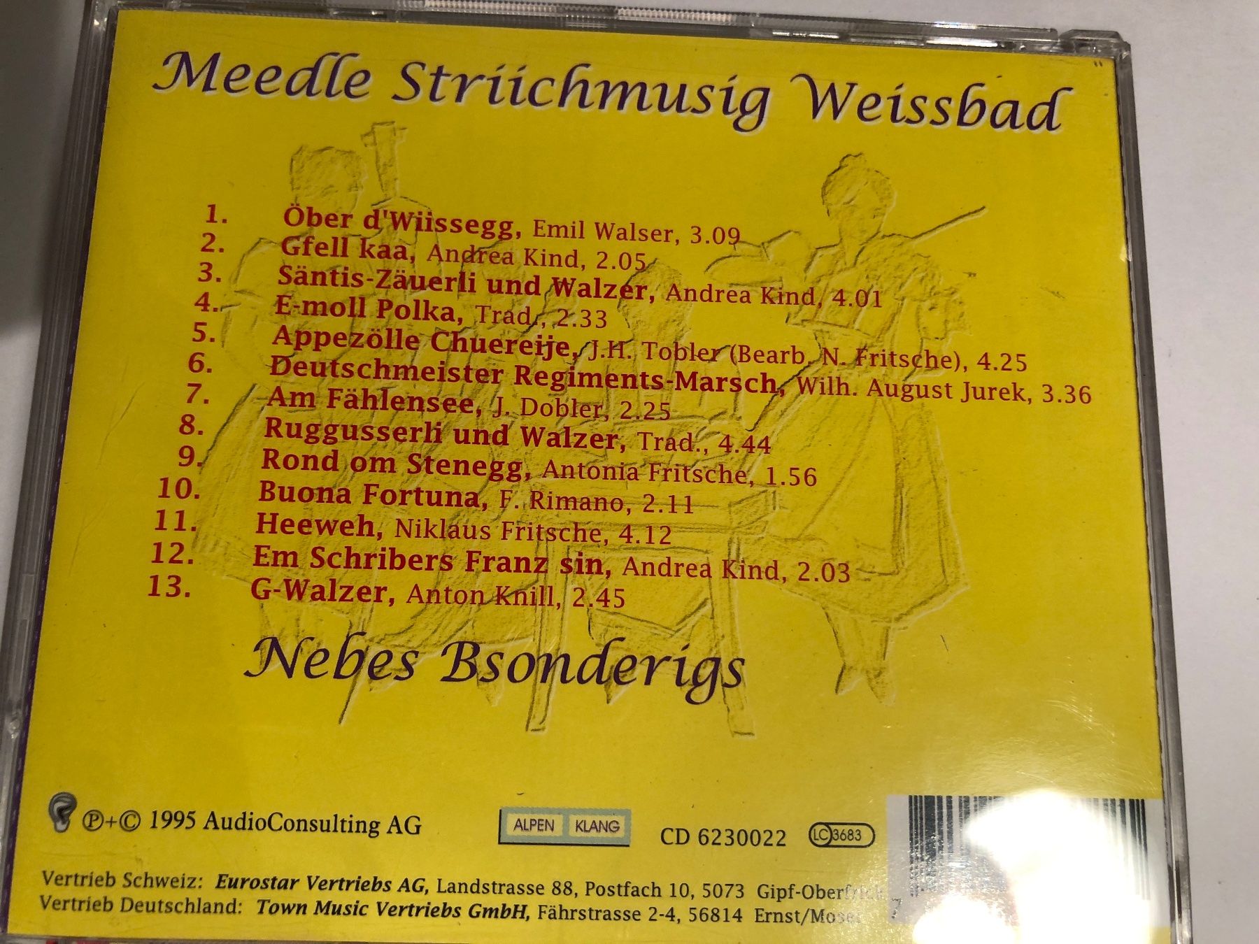CD: Meedle Striichmusig Weissbad – Usato da Arth venduto da Vrecam51 1