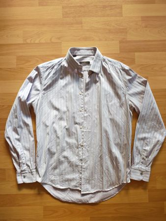 Original Louis Vuitton Streifen Business Hemd M/L 40/15 ¾