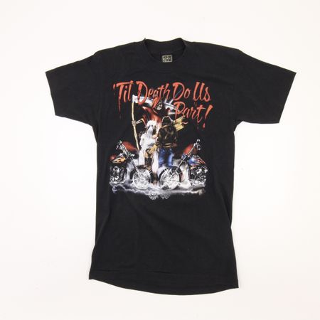 Vintage 1990 Harley-Davidson "Till Death Do Us Part"