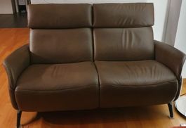 Gut erhaltenes Ledersofa / 2-er Sofa - Top Zustand!