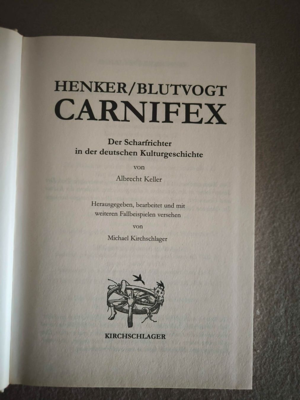 Libri: Henker / Blutvogt / Carnifex – Der Scharfrichter – Usato da Kriessern venduto da VanWilder 5