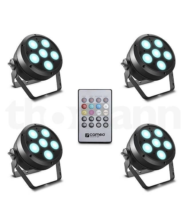 Lampade: 4 x Cameo ROOT Par 6  – Usato da Oberdorf SO venduto da Solotech