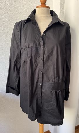 Chemise noire Ozai N Ku, taille S, coton, neuf ! 