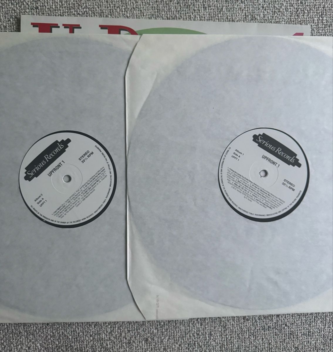 Dischi in vinile: Upfront 1 - Various Artists - Doppel LP - 80s – Usato da Rorbas venduto da BlackstarRecords 2