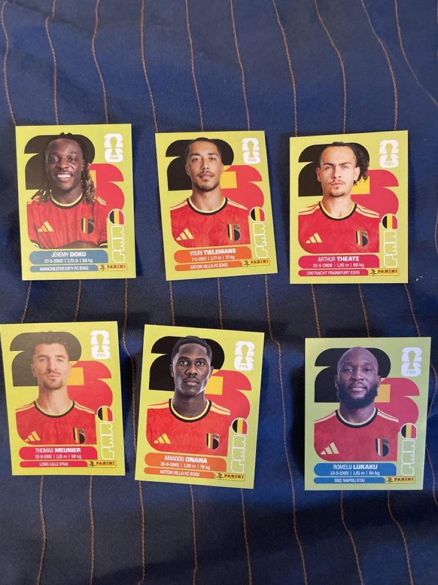 Panini Cartes à collectionner: BEL3,8,9,10,16,20 – Neuf (Voir description) à Weinfelden par kingofqueens03