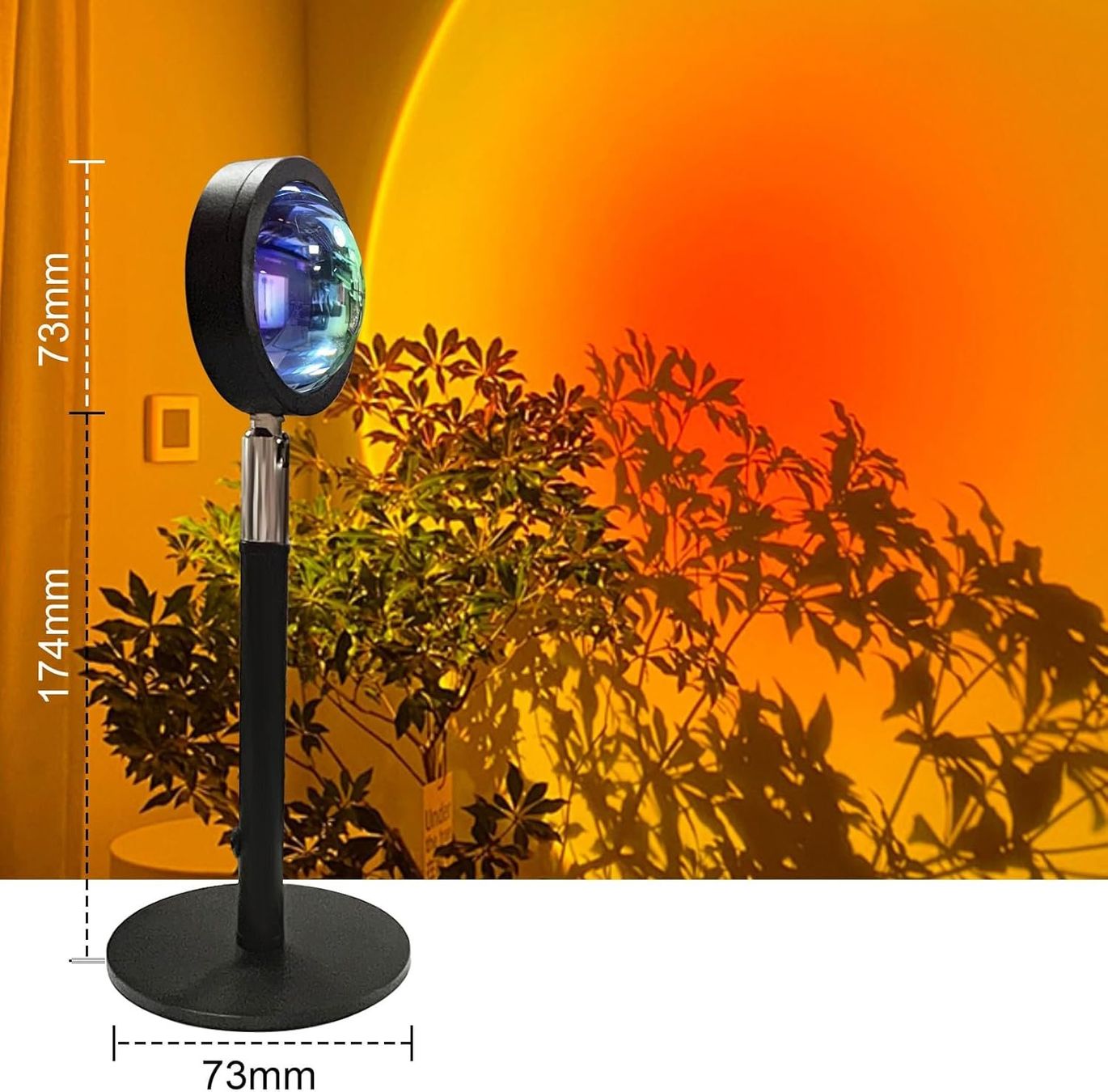 Lampes: Sunset Lamp 4 Colors USB LED Projector – Neuf avec emballage d'origine à St. Gallen par sch_zsz7 4
