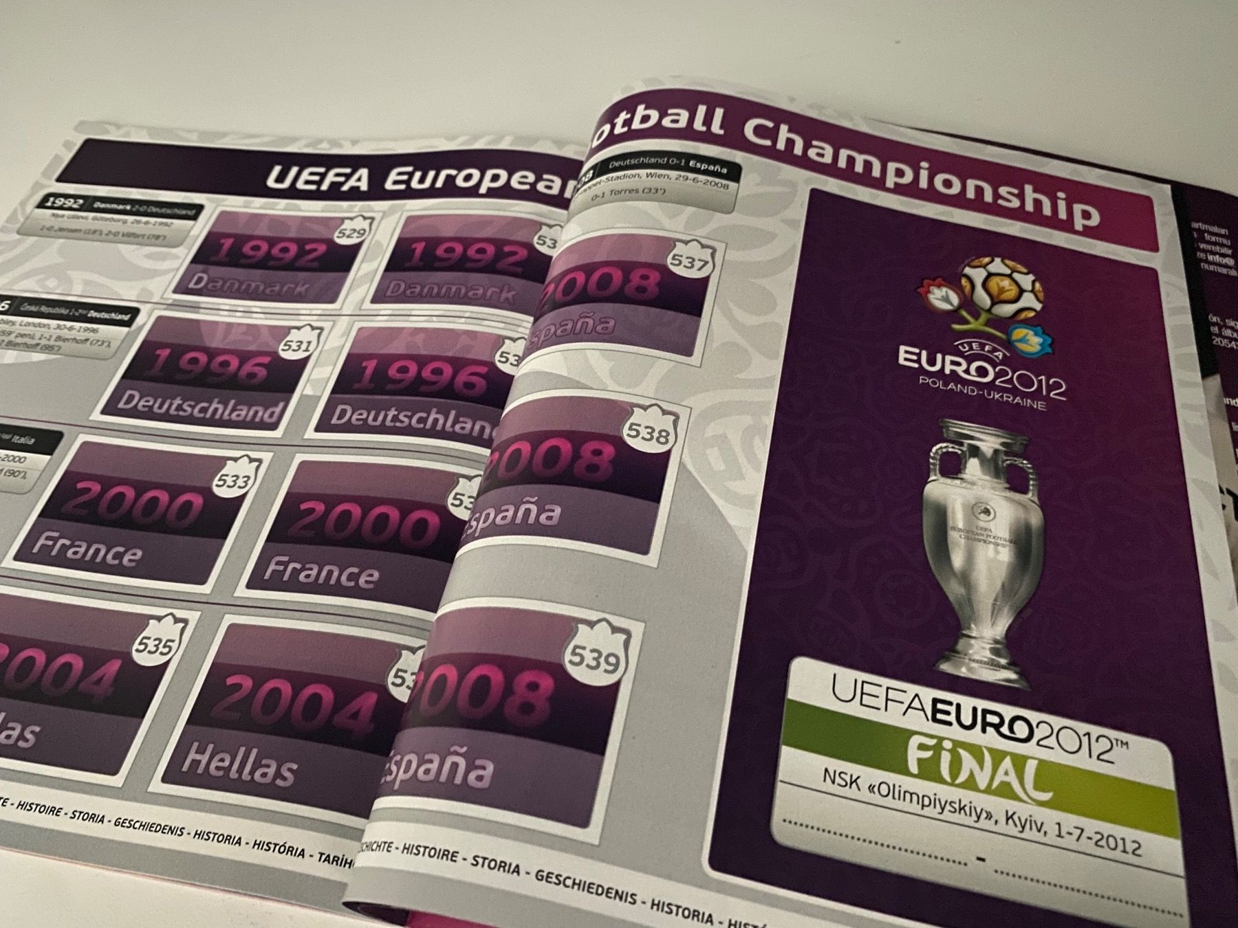 Panini Album: Panini Leeralbum EM 2012. Selten. Version Frankreich – Usato da Hergiswil LU venduto da FcMalkov 6