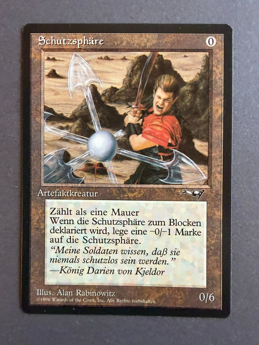 Magic The Gathering Carte collezionabili: Schutzsphäre // Shield Sphere // Allianzen // Magic – Usato da Binz venduto da Tempelritter