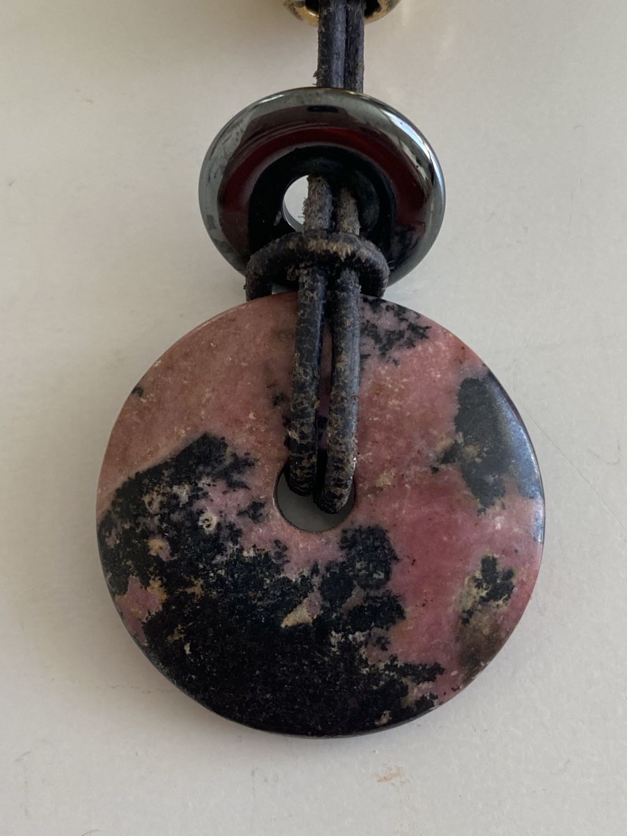 Pietre preziose: Rhodonite-Donut Edelstein – Usato da Brugg AG venduto da Honeybee6 2