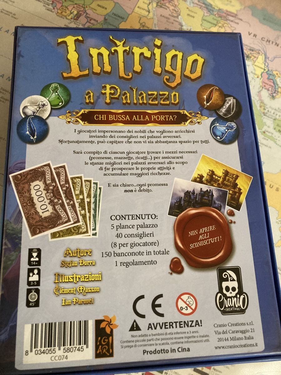 Giochi: Intrigo a palazzo party game – Usato da Bodio venduto da ste_wg29 2