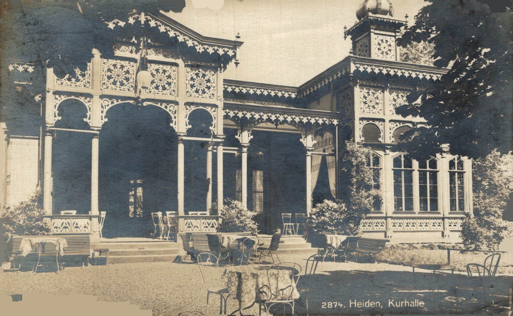 Cartoline postali: Heiden. Kurhalle – Usato da Bronschhofen venduto da Astore