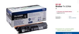 Brother Laser Toner schwarz TN-329BK