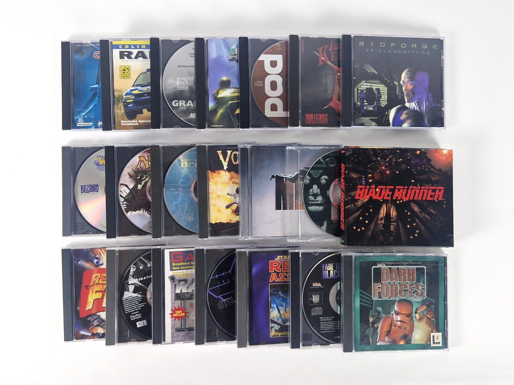 Spiele: PC Retro Sammlerpaket: System Shock, Blade Runner uvm. – Gebraucht aus Basel von Restwert_Basel