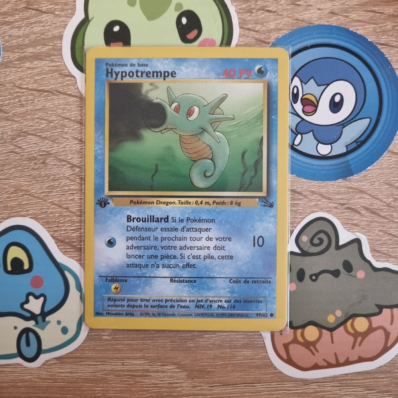 Pokémon Carte collezionabili: hypotrempe édition 1 Fossile  – Usato da St-Maurice venduto da Woopersonal
