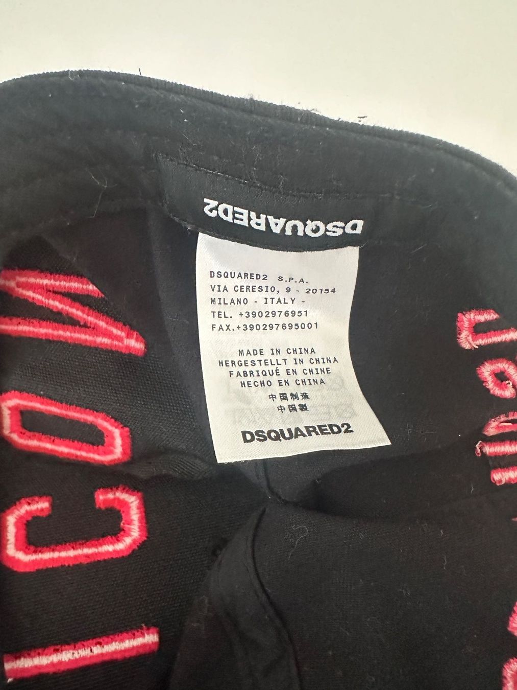 Dsquared2 Copricapi, berretti & cappellini: DSQUARED2 ICON Cap (Schwarz/Pink) – Nuovo (secondo la descrizione) da Adliswil venduto da shady2207 2