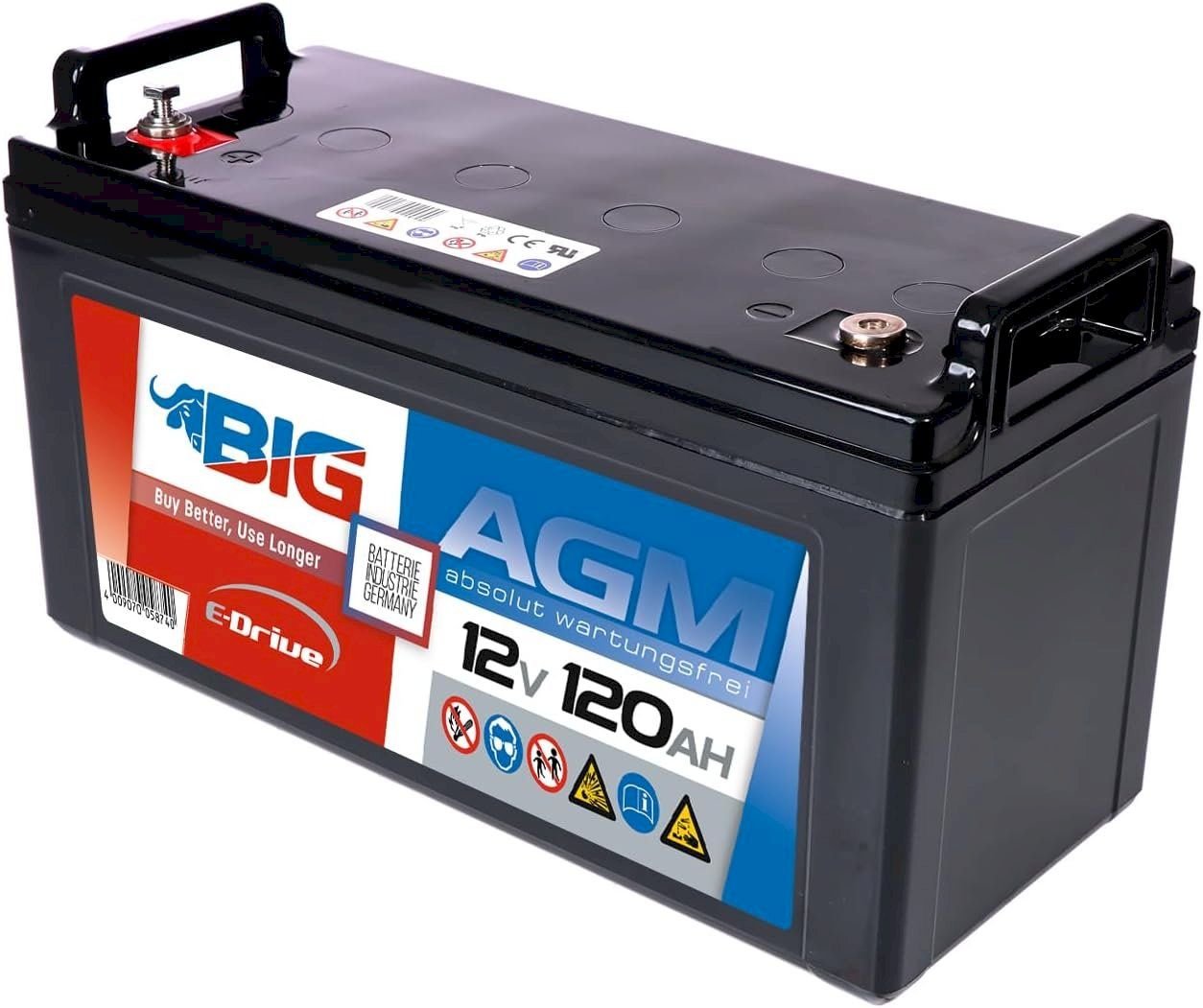 Batterien: BIG E-Drive AGM 12V 120Ah – Neu und originalverpackt aus Bottighofen von zaap 2