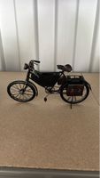 Dekoratives Vintage Fahrrad Modell mit Leder Sattel & Tasche