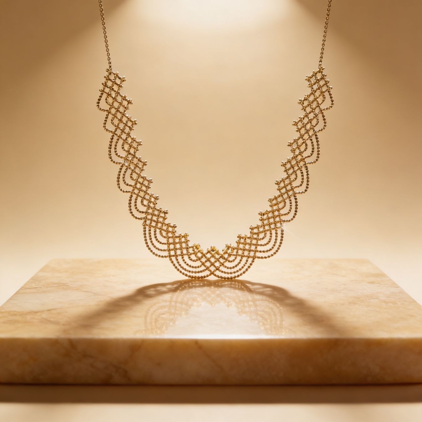 Catenine: Collier doré unique ✨ Élégance intemporelle! – Nuovo e nell'imballaggio originale da St-Maurice venduto da Sandrinette123 2