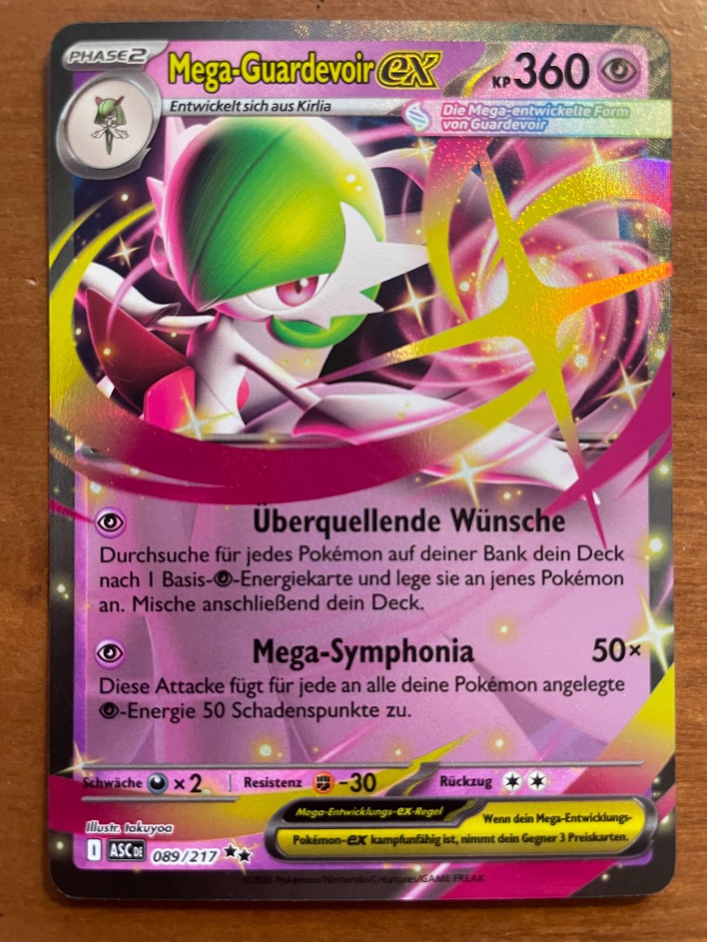 Pokémon Carte collezionabili: Pokemon Mega-Guardevoir eX (Versand gratis) – Nuovo (secondo la descrizione) da Chur venduto da Angerson