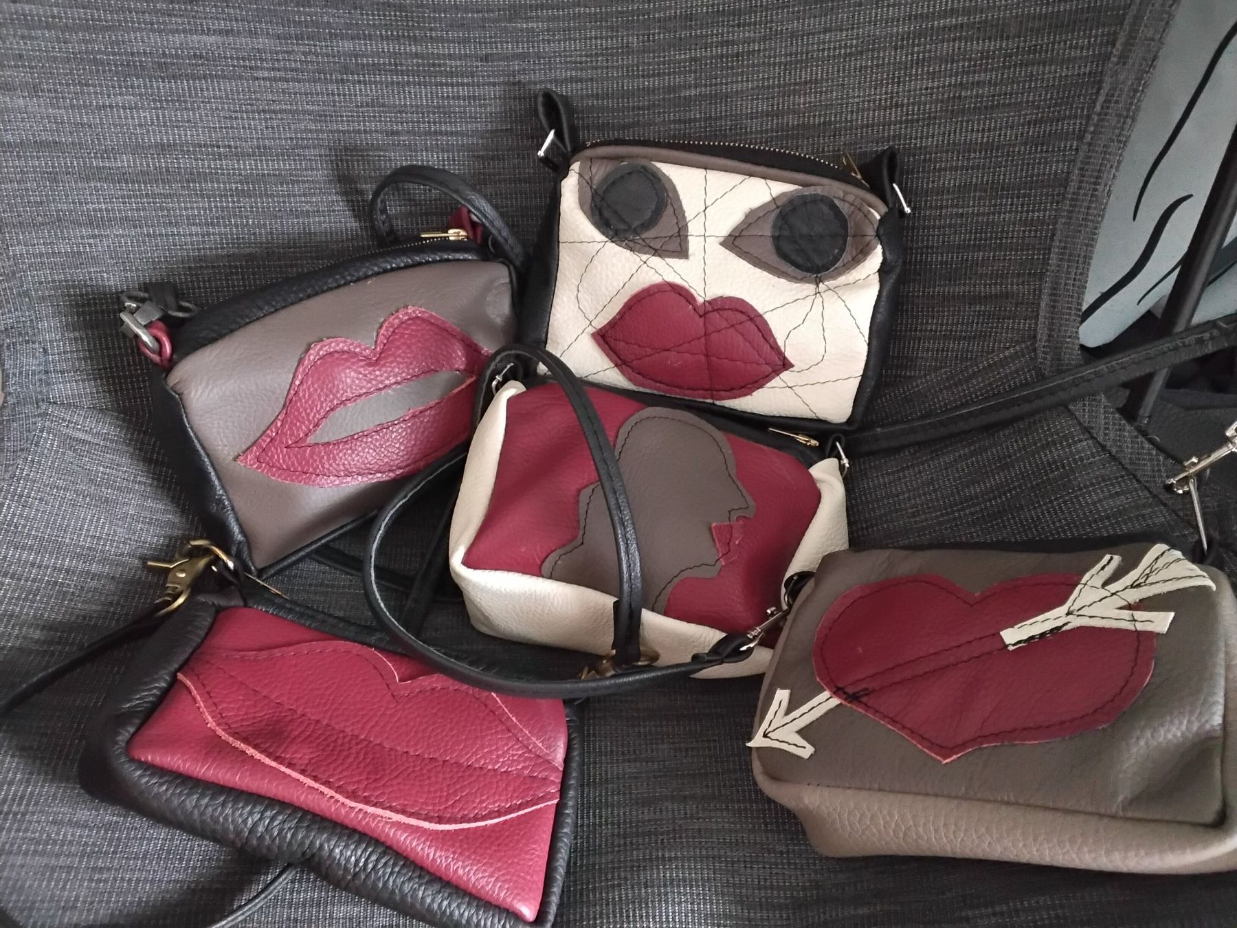Borse da donna: Ledertasche Handtasche Umhängetasche – Nuovo (secondo la descrizione) da Bellikon venduto da MellonCollieMitTwint 2