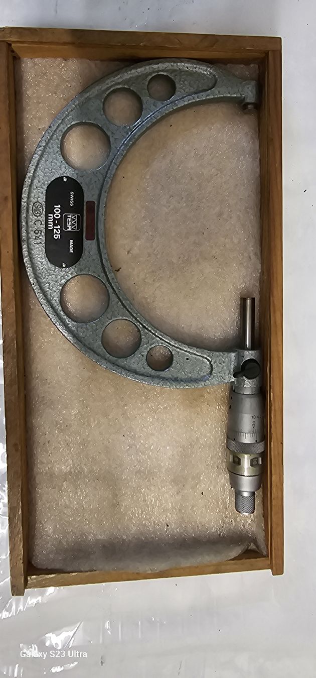 Tesa Misurare: Mikrometer, Messbereich 100-125mm, Top Zustand – Usato da Neuhausen venduto da reifen-profis 1