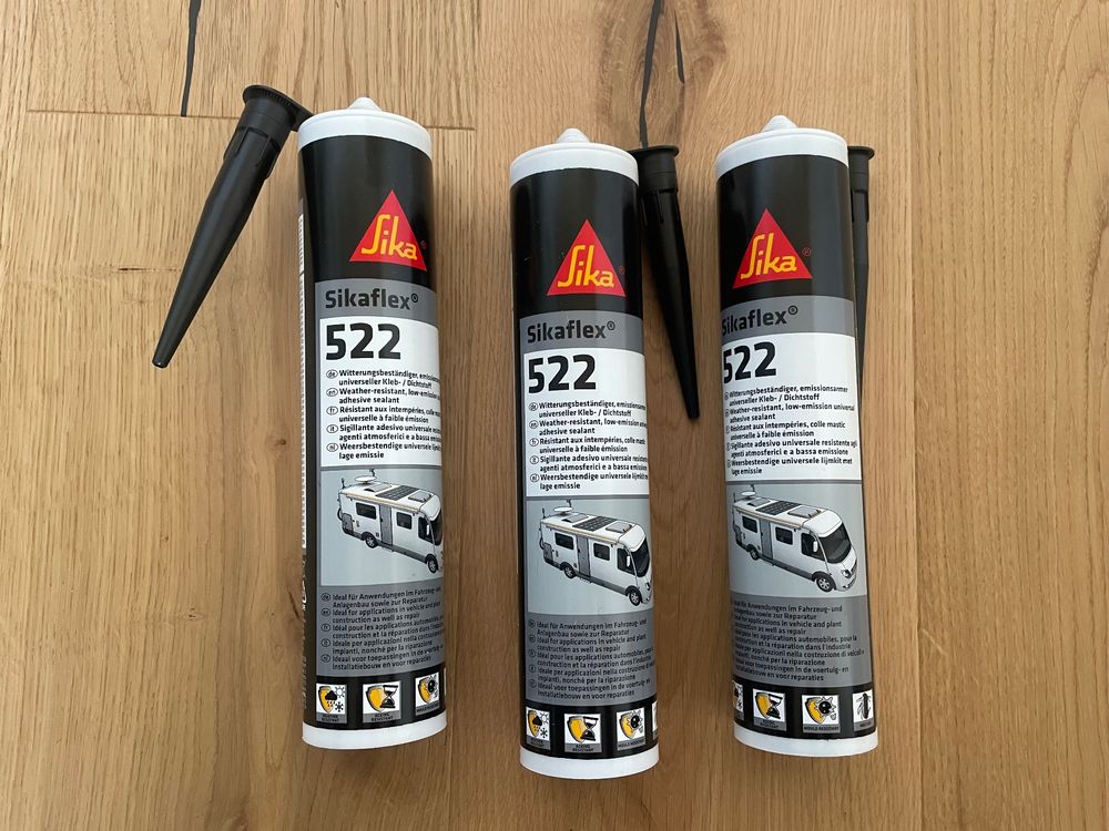 2x Sikaflex 221 Weiß 300 Ml Dauerelastisch, überlackierbar, Breites Haftspektrum