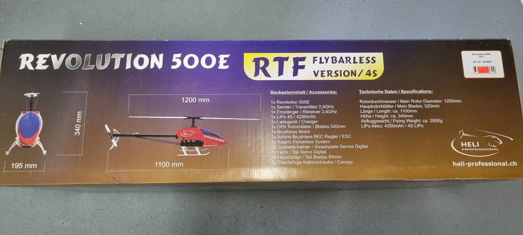 RC Modellbau: RC Helikopter Revolution 500E – Neu (gemäss Beschreibung) aus Veltheim AG von Elchi30 7