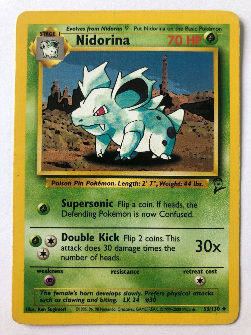Pokémon Carte collezionabili: Nidorina - Base Set 2 - Pokemon – Usato da Nussbaumen AG venduto da Bika-Shop