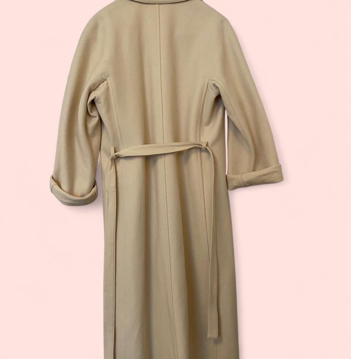 Marella Cappotti: Langer Mantel Marella - Creme/Beige – Nuovo (secondo la descrizione) da Zürich venduto da sonia.online 3
