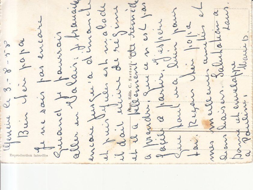 Ansichtskarten: Genève 1958 – Gebraucht aus Bürglen TG von StampGraf 1