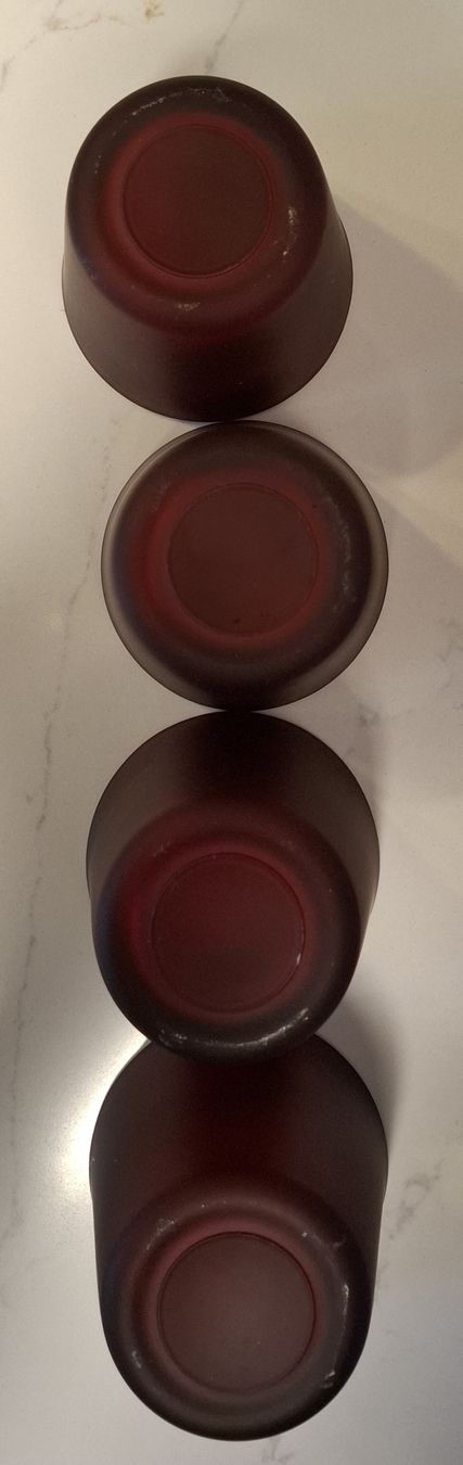 Tutte le decorazioni: 4,Teelichter, Bordeaux Gläser – Usato da Pagig venduto da Spring14 4