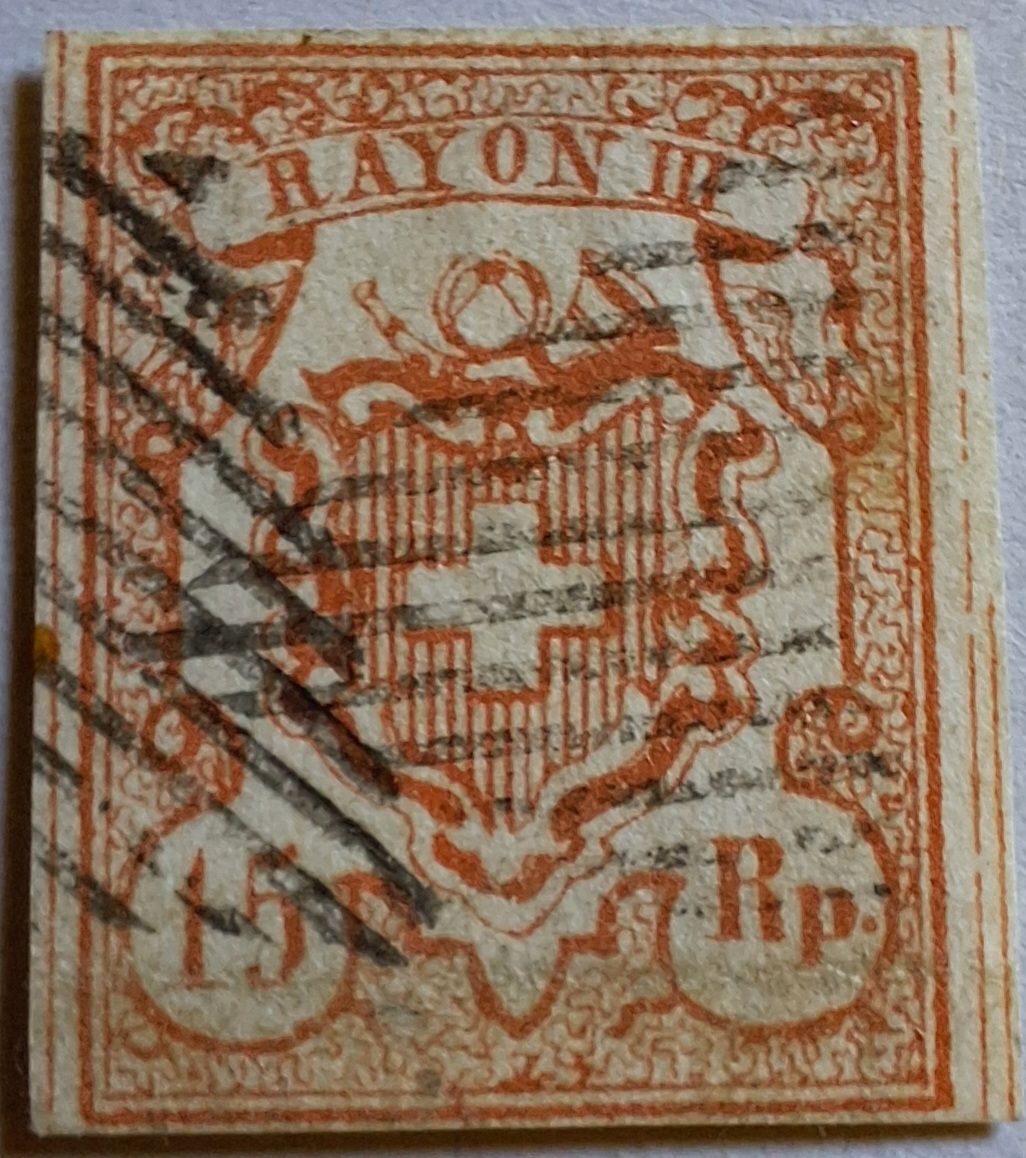 Tutti i francobolli: Rayon 20 Typ 4 MR - I mit Befund – Usato da Balgach venduto da SIMEON27