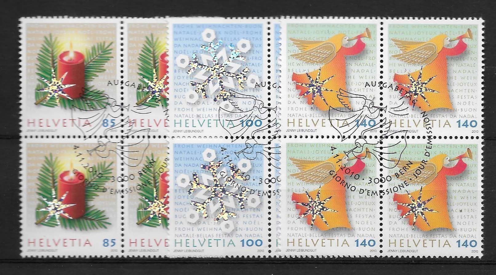 Alle Briefmarken: B1373 - Noel 2010 B4 1er jour – Gebraucht aus Trélex von Phil_Albert
