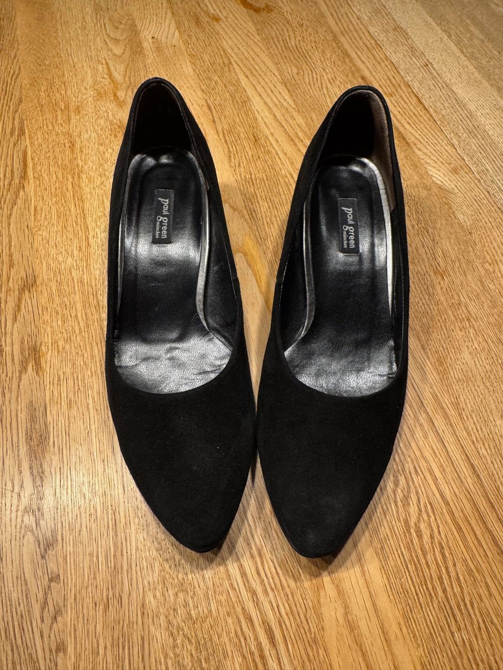 Paul Green Scarpe da donna: Paul Green Pumps, Grösse 4.5, Samtziege Schwarz – Usato da Mettmenstetten venduto da bkal