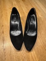Paul Green Pumps, Grösse 4.5, Samtziege Schwarz