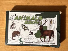 Manymals Europa 1, Tierisches Kartenspiel