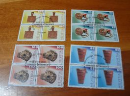 Satz Pro Patria 2015, Lose 4erblock ET-o + FDC