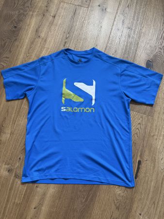 Salomon Sport  T-Shirt Blau  M