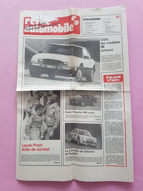 Revue Automobile PRIVILEGE N°4 - Été 1989 - Sujets Opel, GM - Occasion Bon état