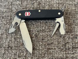Altes Sackmesser VICTORINOX Pioneer Black neu OVP RAR