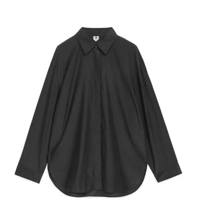 ARKET cupro/ cotton shirt
