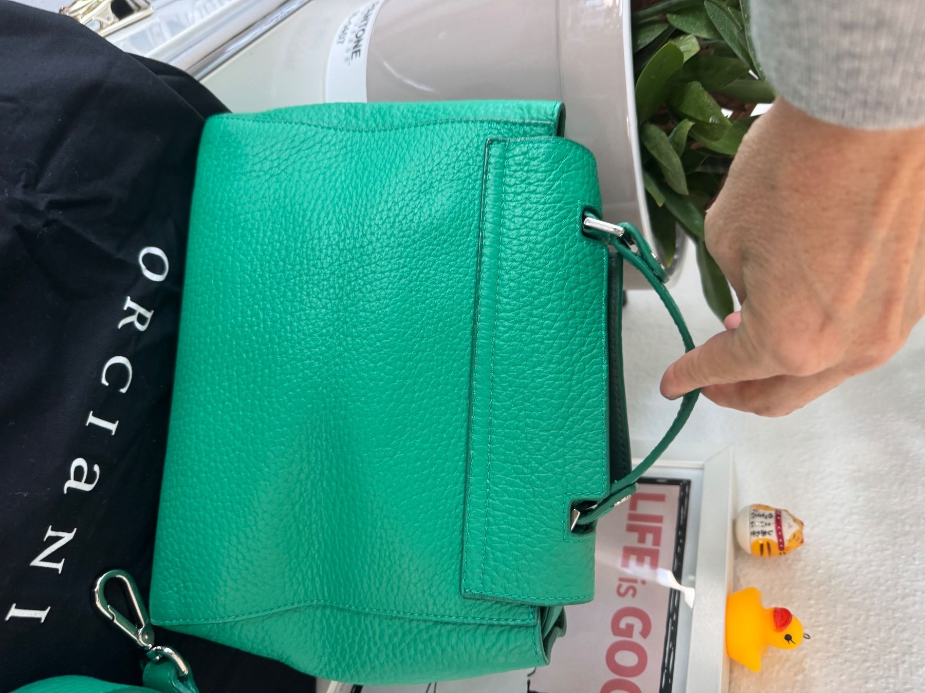 Orciani Borse da donna: ORCIANI Sveva Soft Small leather handbag wNEU – Nuovo (secondo la descrizione) da Zuerich venduto da Moochie 6