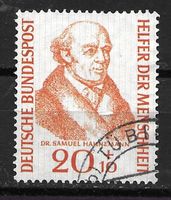 BRD 1955: S. Hahnemann (Begründer der Homöopathie)