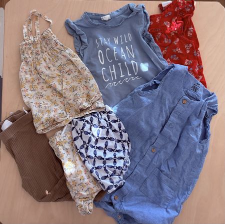 Lot de vêtements fille H&M taille 74 en bon état