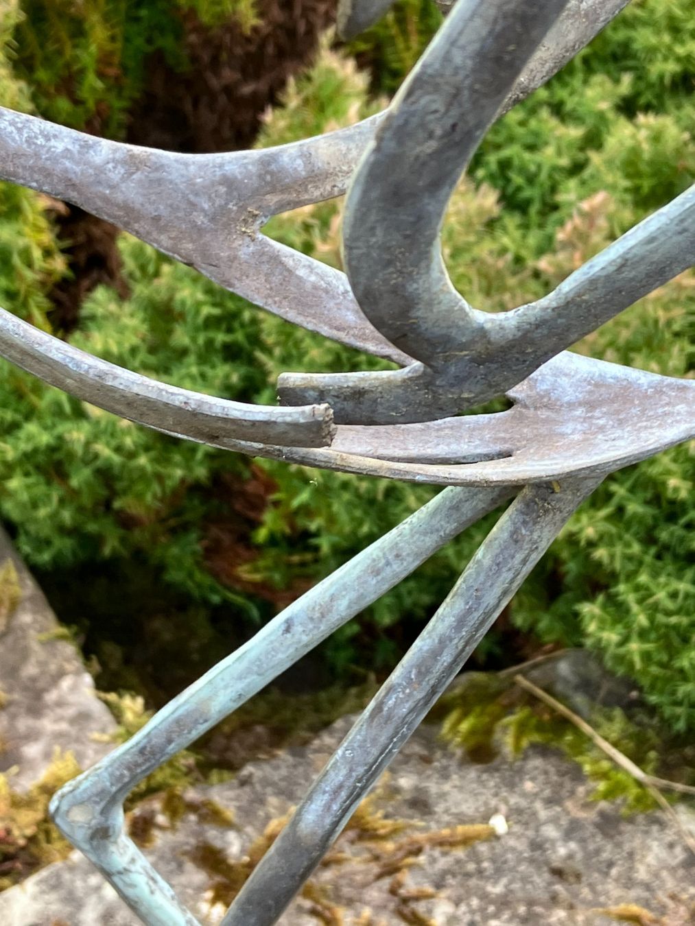 Sculture & Statue: Eisenplastik, Reiher – Usato da Männedorf venduto da Amleto3 3