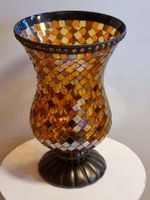 Grosses Spiegelmosaik Windlicht Tiffany-Stil