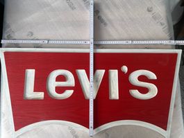 Levi's Holzschild, Vintage, Deko, Rarität, Sammlerstück